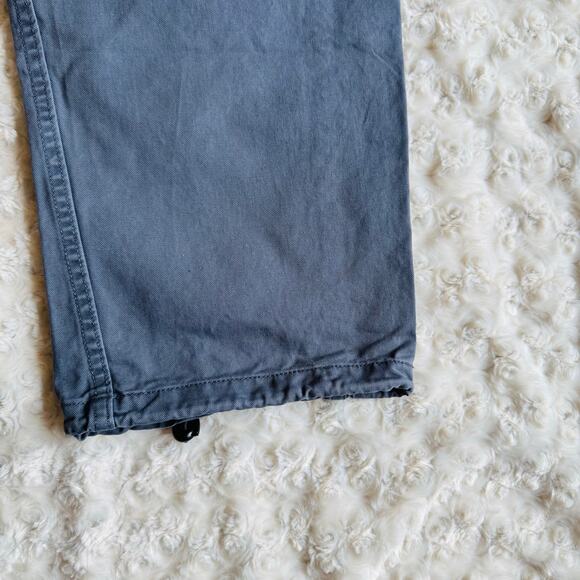 Brandy Melville Womens Jemma Cargo Dark Gray Cotton Pants Small Medium NEW - Picture 14 of 14